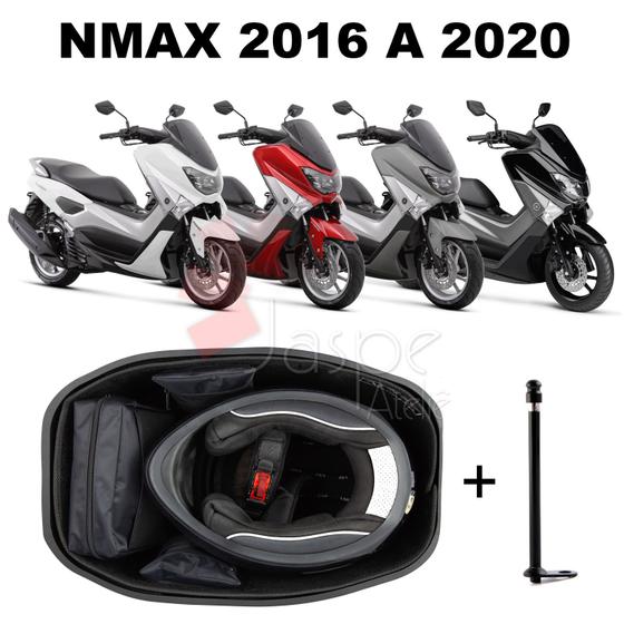 Imagem de Forração Yamaha Nmax Baú Forro Premium Preto + 1 Antena