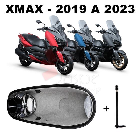 Imagem de Forração Yamaha Xmax 250 Forro Baú Standard Cinza + 1 Antena