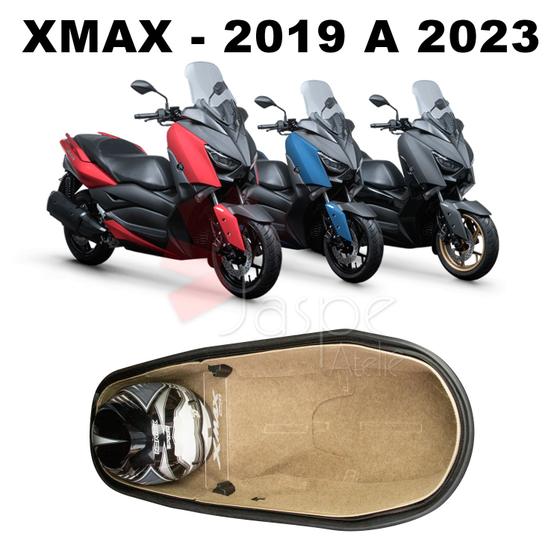 Imagem de Forração Yamaha Xmax 250 Forro Bege Baú + Divisória Grande