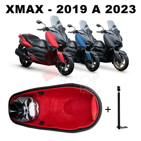 Imagem de Forração Yamaha Xmax 250 Forro Standard Vermelho + 1 Antena