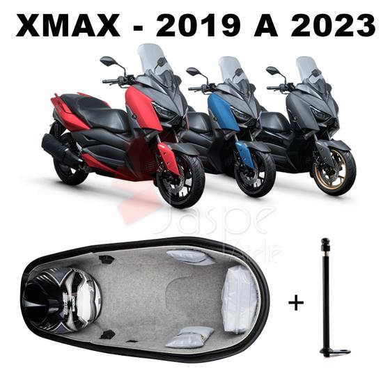 Imagem de Forração Yamaha Xmax 250 Kit Forro Premium Cinza + 1 Antena