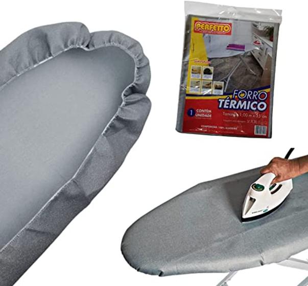 Forro/Capa Térmico para tábua de passar 1,0m x 35cm Menor preço em Forro/Capa Térmico para tábua de passar 1,0m x 35cm