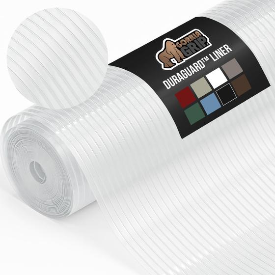 Imagem de Forro de prateleira Gorilla Grip DuraGuard 20x20cm BPA Free Clear