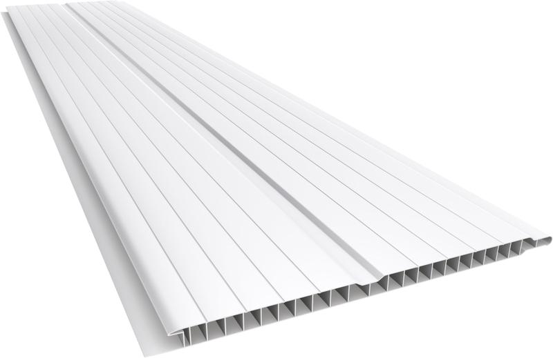 Forro de PVC Double Frisado Plasbil Régua de 3m Menor preço em Forro de PVC Double Frisado Plasbil Régua de 3m