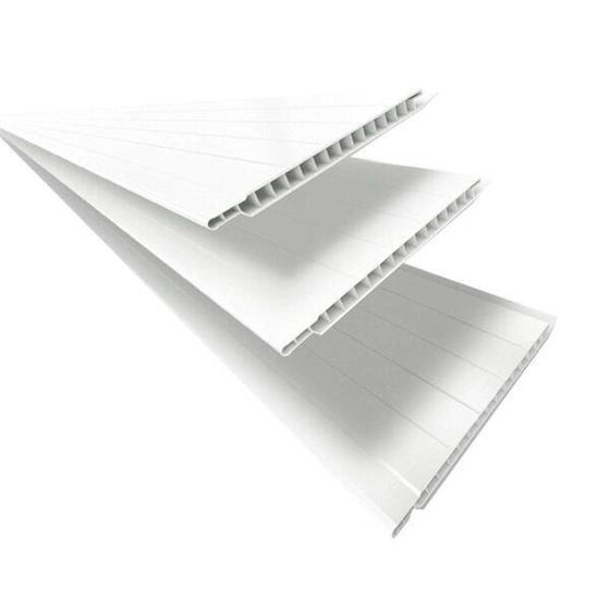 Imagem de Forro de PVC Polifort 8mm x 20cm x 3M (M²) - caixa com 6m2 - Branco Neve
