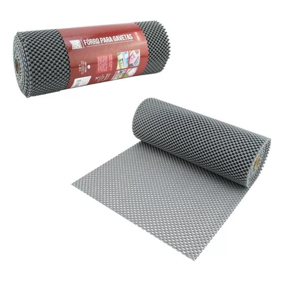 Imagem de Forro Para Gavetas Armários Pvc Tapete Organizador 30X920Cm