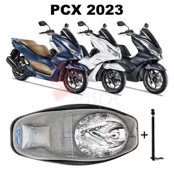 Imagem de Forro Pcx Dlx 2023 Standard Cinza + 1 Antena + Divisória