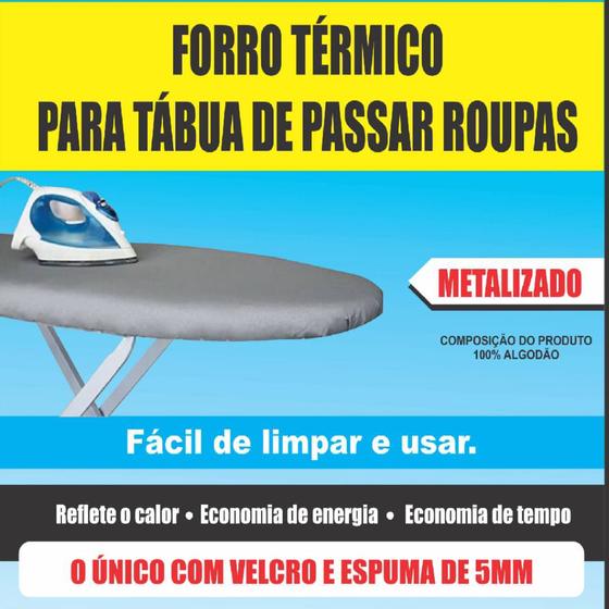 Forro Térmico Para Tábua De Passar Roupa Com Fita Autoadesiva é ruim? Forro Térmico Para Tábua De Passar Roupa Com Fita Autoadesiva é boa?