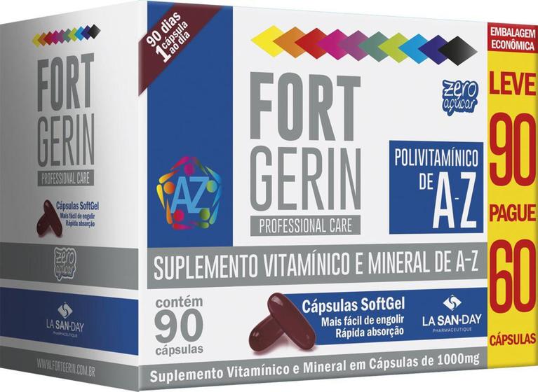 Imagem de Fort Gerin Az 90 Cápsulas Soft Gel La San-Day