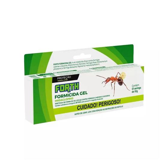 Imagem de Forth Formicida Gel Seringa - 10g - Contra formigas doceiras e outras