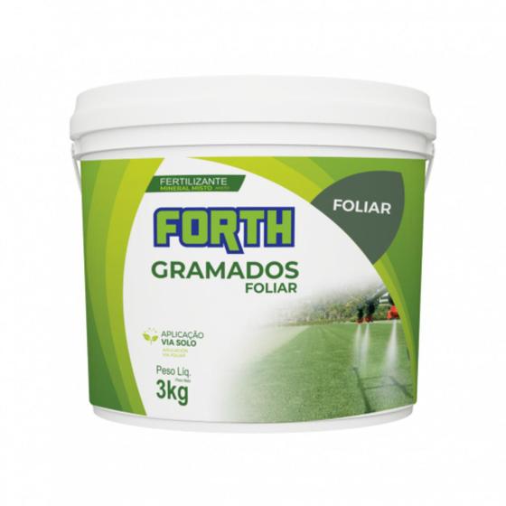 Imagem de Forth Gramados 3kg Adubo Fertilizante Foliar - Gramado Verde