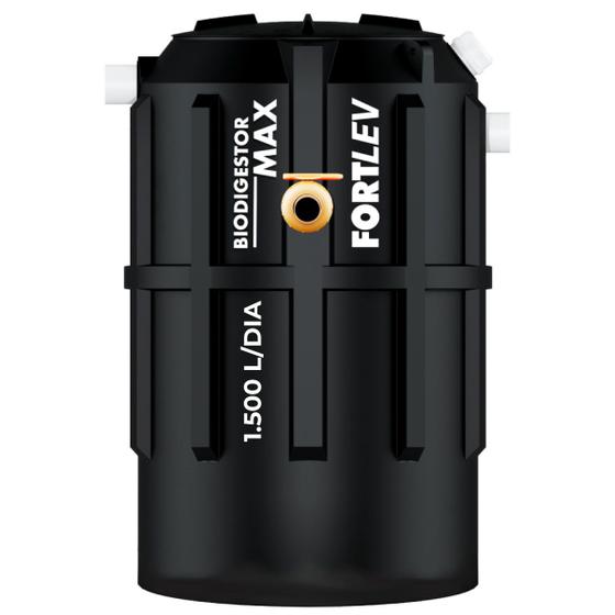 Fossa Séptica Biodigestor 1500 L/Dia Preto Fortlev