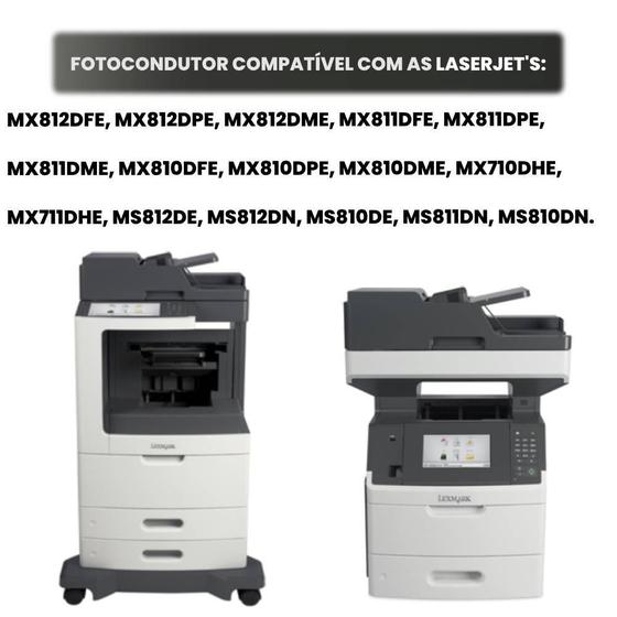 Imagem de Fotocondutor Lexmark Original 520z 52d0z00 100k Ms711 Ms811