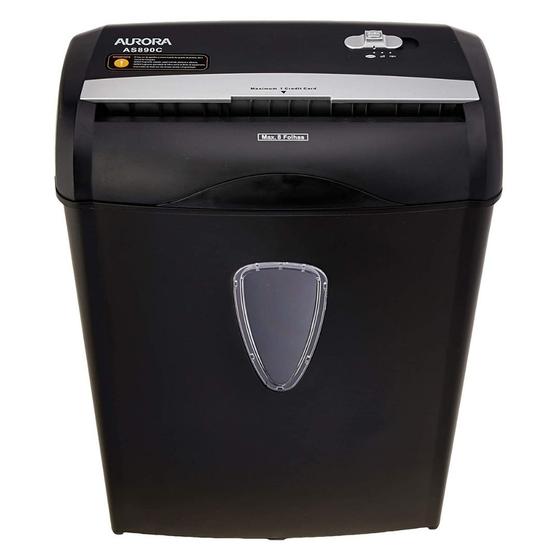 Fragmentadora De Papel 8 fls e Cartão Aurora AS890C-1, 127V Menor preço em Fragmentadora De Papel 8 fls e Cartão Aurora AS890C-1, 127V