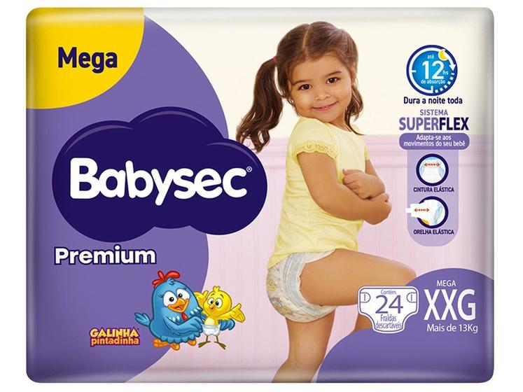 Fralda Babysec Galinha Pintadinha Premium