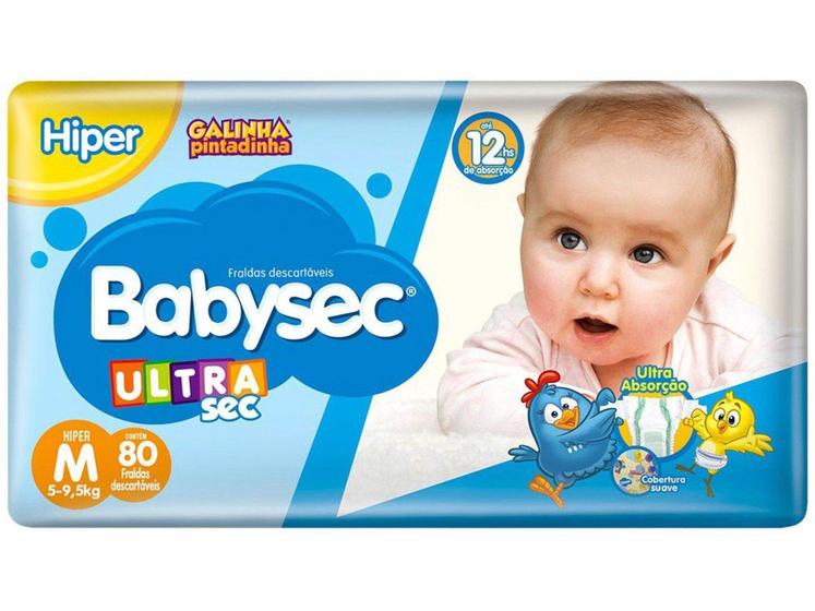Fralda Babysec Ultrasec Galinha Pintadinha Tam. M - 5 a 9,5kg 80 Unidades é boa?