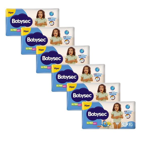 Fralda Babysec Ultrasec Xg 360 Unidades Menor preço em Fralda Babysec Ultrasec Xg 360 Unidades