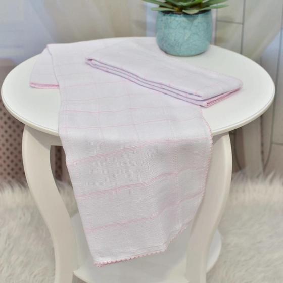 Imagem de Fralda Bebê Plus Multiuso Rosa 2 peças Ref.: FR9903