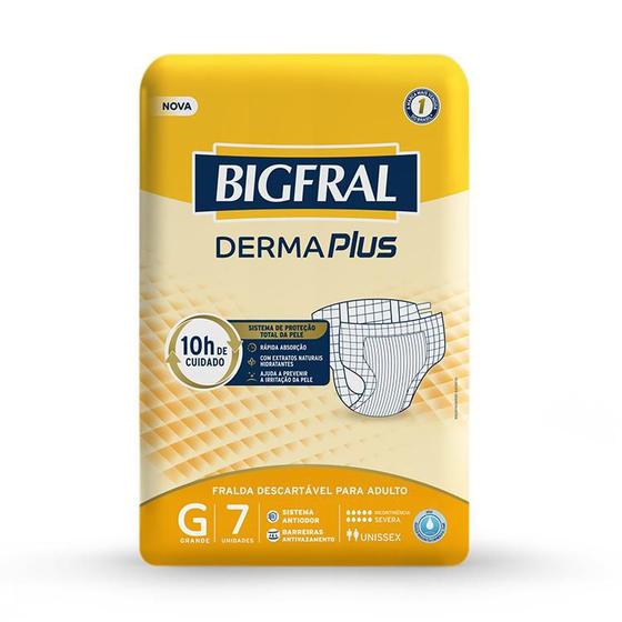 Imagem de Fralda Bigfral Derma Plus G Atacado Revenda Barato