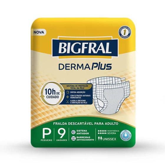 Imagem de Fralda Bigfral Derma Plus P Atacado Revenda Barato