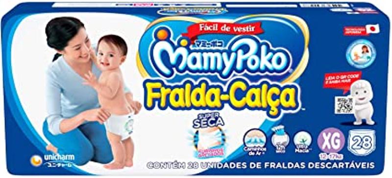 Imagem de Fralda Calça Descartável MamyPoko Super Seca Tam XG - 28 fraldas - BARATO