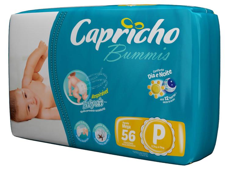 Imagem de Fralda Capricho Bummis Tam P 56 Unidades