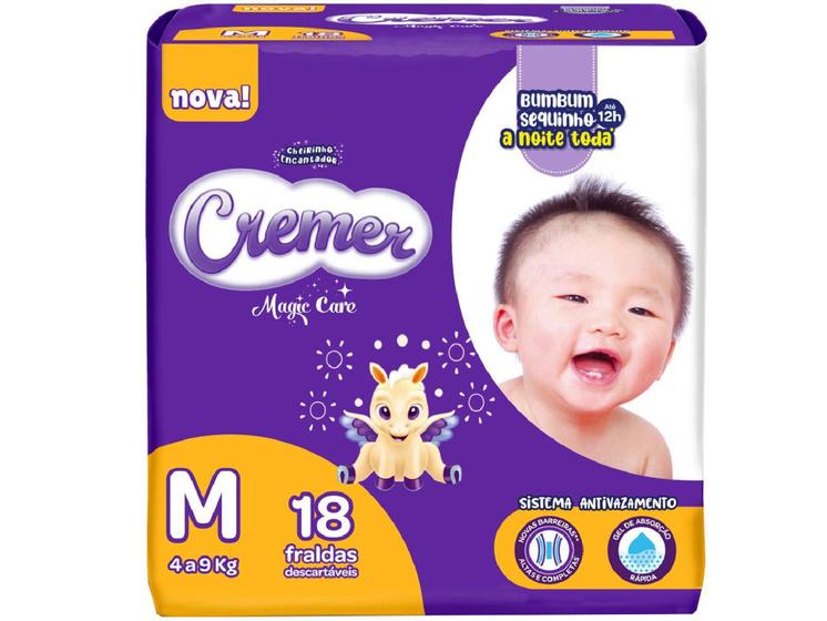 Imagem de Fralda Cremer Disney Baby Tam. M - 4 a 9kg 18 Unidades