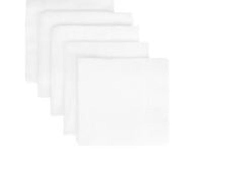 Imagem de Fralda de Pano Tecido Simples Branco com 5 unidades