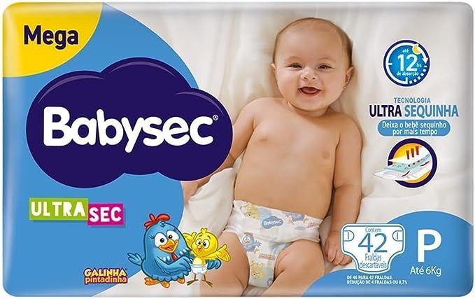 Imagem de Fralda descartavel babysec ultra mega p com 42 unidades