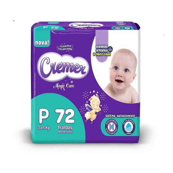 Kit 4 Pacotes Fralda Descartável Cremer Magic Care Jumbo G