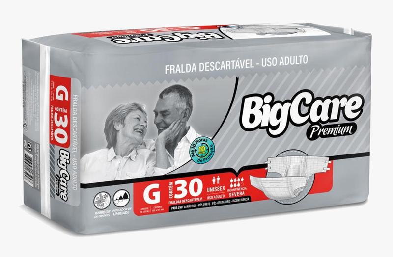 Imagem de Fralda Descartavel Geriatrica Adulto Big Care G
