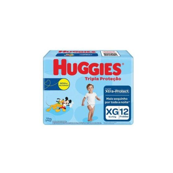 Imagem de Fralda Descartável Jumbinho XG Com 12Un - Huggies