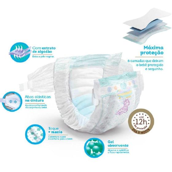 Fralda Descartável Mili Giga Love & Care Premium Tam: G - 96 fraldas Menor preço em Fralda Descartável Mili Giga Love & Care Premium Tam: G - 96 fraldas