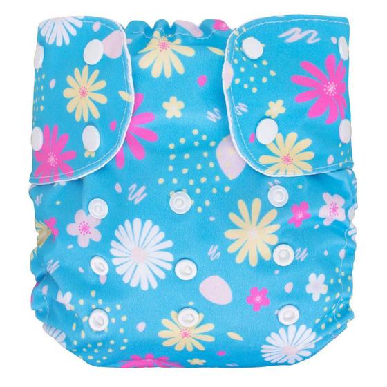 Imagem de Fralda Ecológica Reutilizável Para Bebê Absorvente Ajustável Infantil Para Praia Piscina Pimpolho