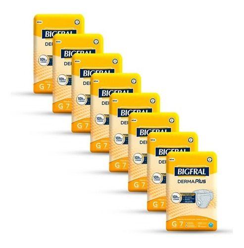Fralda Geriátrica Bigfral Derma Plus - Fardo C/8 Pacotes Menor preço em Fralda Geriátrica Bigfral Derma Plus - Fardo C/8 Pacotes