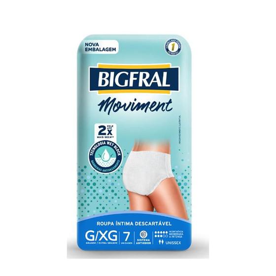 Imagem de Fralda Geriátrica Bigfral G/XG Com 7