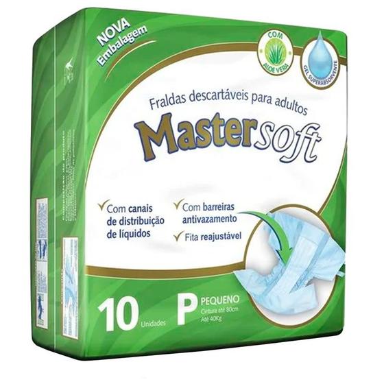 Imagem de Fralda Geriátrica Mastersoft Regular P 10 Unidades