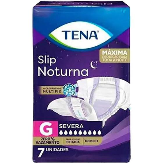 Imagem de Fralda Geriátrica Tena Slip Noturna G Com 7 Unidades