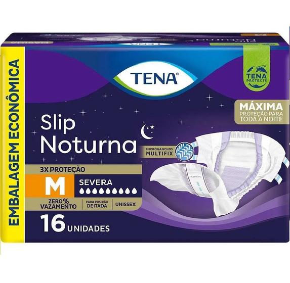 Fralda geriatrica tena slip noturna m c/16 é boa?
