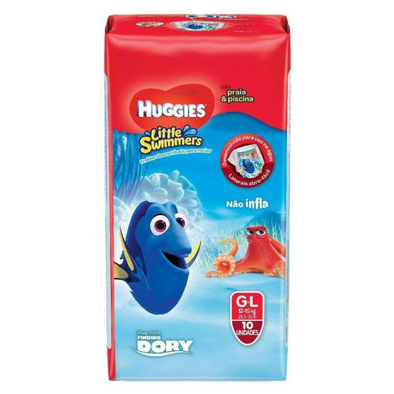 Imagem de Fralda Huggies Little Swimmers Tamanho G - Turma Mônica/Huggies