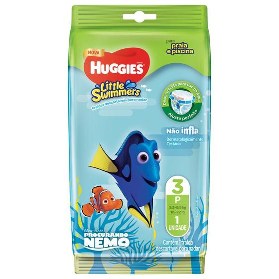 Imagem de Fralda Huggies Little Swimmers Tamanho P Pacote com 1 Fralda Descartável