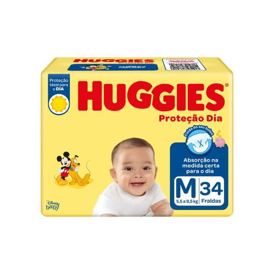 Imagem de Fralda Huggies Protecao Dia Com 34 M Jumbo
