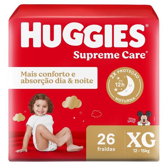 Imagem de Fralda Huggies Supreme Care XG - 26 Tiras