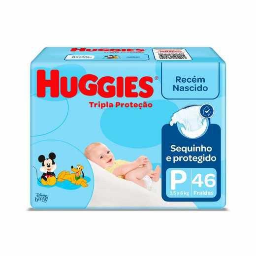 Imagem de Fralda huggies tripla proteção mega p 46un