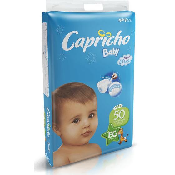 Imagem de Fralda Infantil Capricho Baby XG com 50 unidades