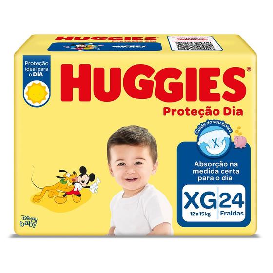 Imagem de Fralda Infantil Huggies Proteção Dia XG 24 Unidades