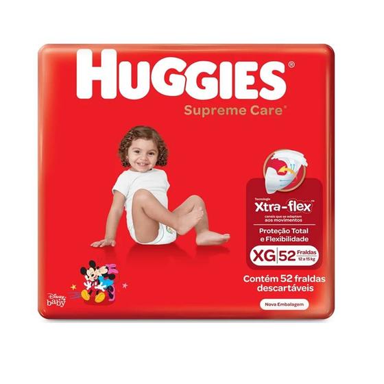 Fralda infantil huggies supreme care hiper xg com 52 unidades é boa?
