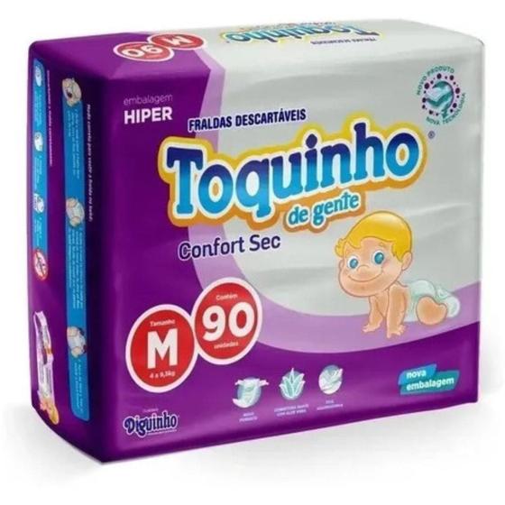 Imagem de Fralda Infantil Toquinho Confort Sec Embalagem Hiper