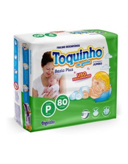 Imagem de Fralda infantil toquinho de gente basic plus p c/80