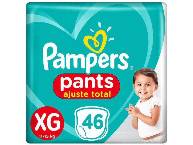 Fralda Pampers Ajuste Total Pants Calça Menor preço em Fralda Pampers Ajuste Total Pants Calça
